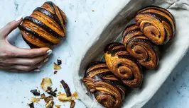 A selection of baked goods at Hygge