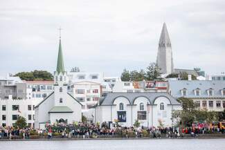Reykjavík - Hallgrímskirkja - Tjörnin