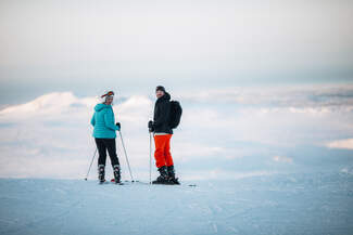 Skiing in Bláfjöll
