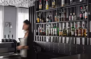 Bar at Skuggi Hotel in Reykjavik