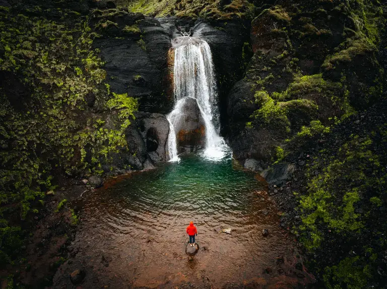 Helgufoss-waterfall-Mosfellsbær-GunnarGunnar