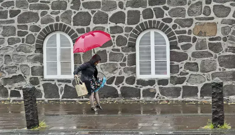 Person with an umbrella 