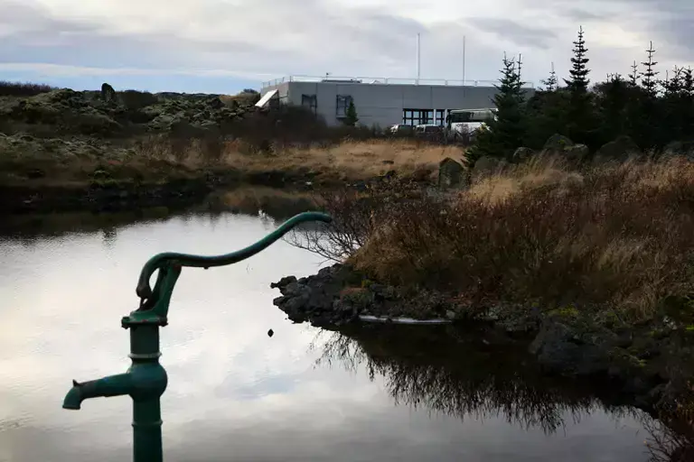 Gvendarbrunnar water pump