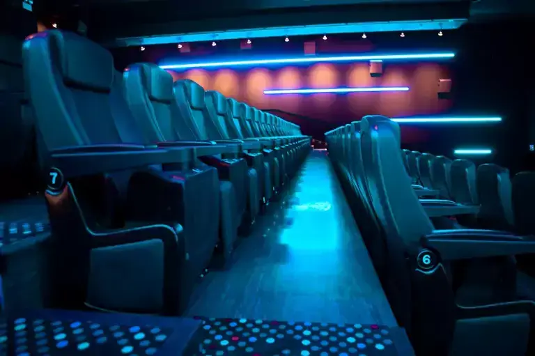 Seats at a cinema