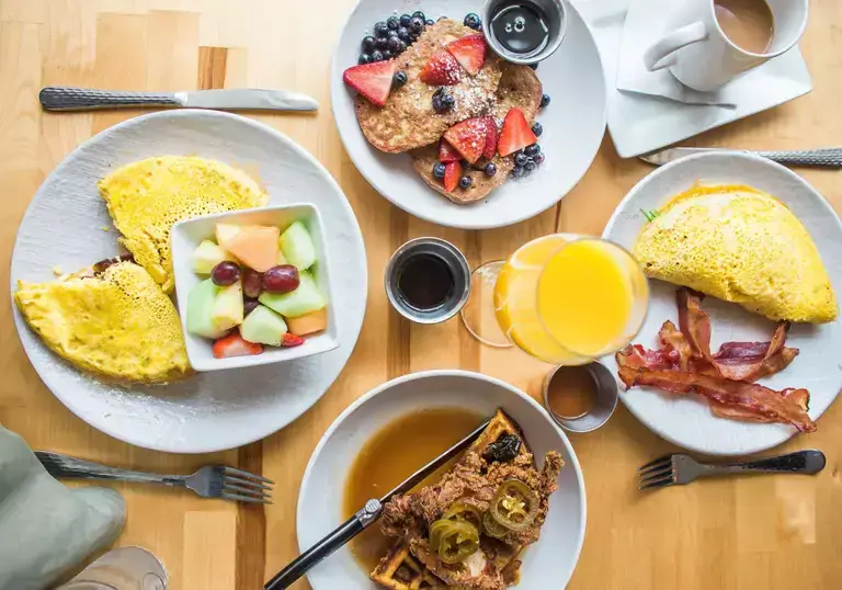 Brunch table