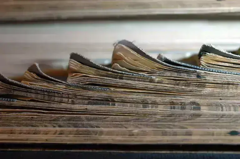 Photo of old manuscripts