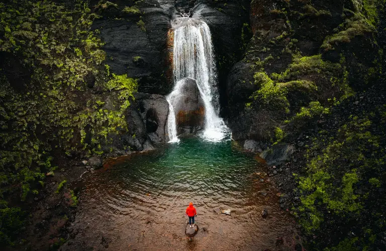 Helgufoss-waterfall-Mosfellsbær-GunnarGunnar