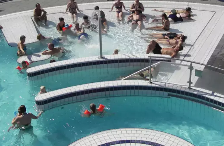 People at Salalaug pool