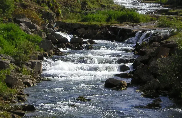 Elliðarárdalur Park in Reykjavik