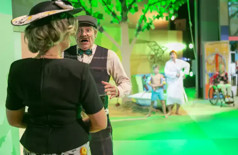 Actors in a play